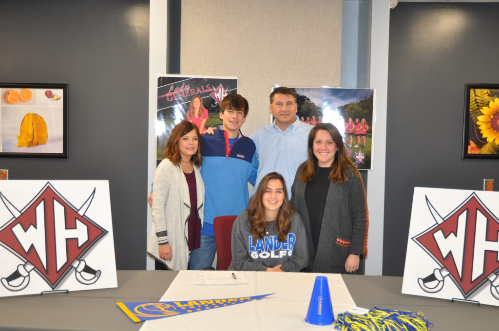 Chloe Hiott's Lander University Women's Golf Signing Day