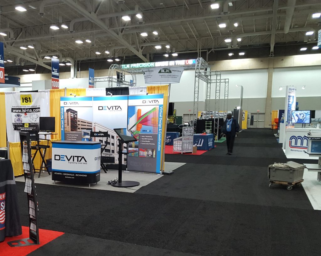 DEVITA's Exhibit Booth at the Precast Show